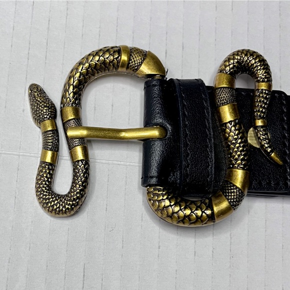 GUCCI Leather Snake Belt - Picture 4 of 16